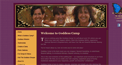 Desktop Screenshot of goddessdaycamp.com